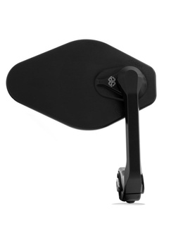 Lusterko motocyklowe GILLES Stratos M03-02-BD na koniec kierownicy aluminiowe czarne