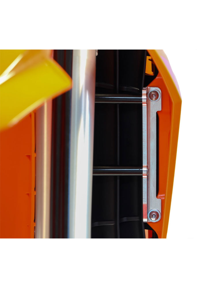 Osłony chłodnicy AXP Racing Gas Gas, Husqvarna, KTM (wybrane modele) srebrne