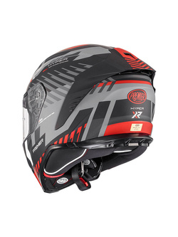 Kask integralny Premier Hyper XR92BM czarno-szaro-czerwony matowy