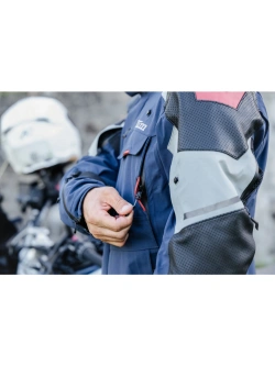 Kurtka motocyklowa tekstylna Klim Kodiak niebiesko-czerwona