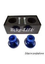 Rolki wahacza do stojaków motocyklowych Bike Lift M8 niebieskie