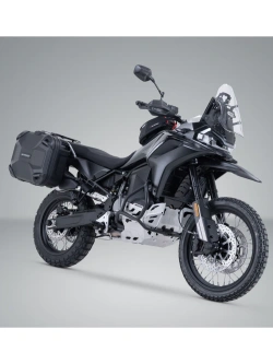 Zestaw: kufry boczne DUSC M i L + stelaże PRO SW-Motech CF Moto 800 MT-X (24-)/ 1000 MT-X (25-) [poj.: 33l + 41l]