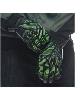 Rękawice motocyklowe Dainese Unruly Ergo-Tek czarno-zielone