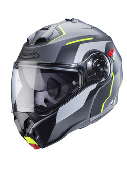 Kask szczękowy Caberg Duke Evo Move szaro-czarno-żółty
