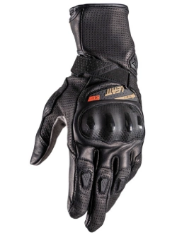 Rękawice motocyklowe Leatt X-Flow 8.5 Stealth czarno-szare