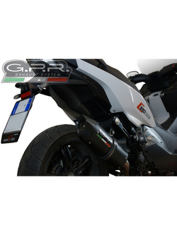 Tłumik G.P.R Furore Evo4 Nero [Slip-On, Black Aluminium] - BMW C 650 Sport [16-20]