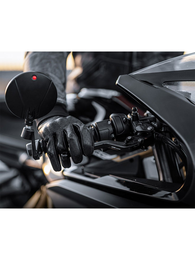 Rękawice motocyklowe skórzane 4SR Monster EVO czarne