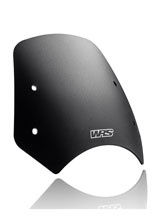 Szyba motocyklowa WRS Sport Benelli Leoncino 500 (17-24)/ Trail (18-) czarna matowa [bez mocowania]
