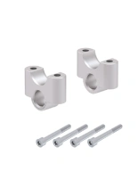 Podwyższenie kierownicy Hepco&Becker BMW R 1250 GS (18-23) [35 mm w górę] srebrne