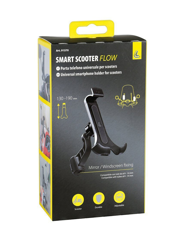 Uchwyt na smartphone Lampa Smart Scooter Flow czarny