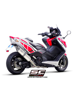 Pełny układ wydechowy 2-1, SC-Project Oval Titanium + Carbon - Yamaha T-MAX 530 [12-16]
