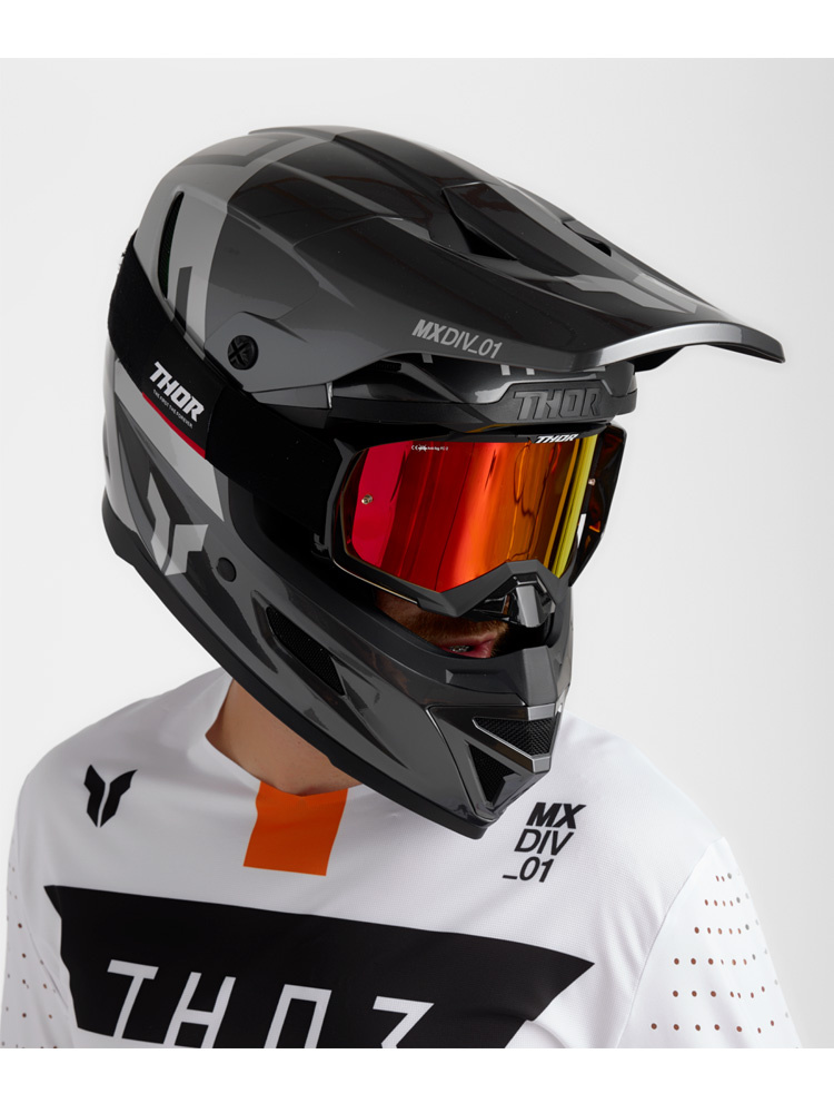 Kask enduro Thor Reflex Sport Rogue szary