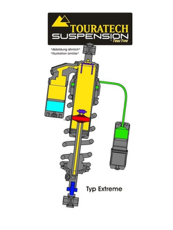 Amortyzator Extreme Touratech do Triumph Tiger Explorer (12-21)
