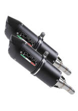 Tłumik G.P.R Furore Nero [Double Bolt-on, Black Aluminium] - KTM Supermoto Smr 990 [08-12]