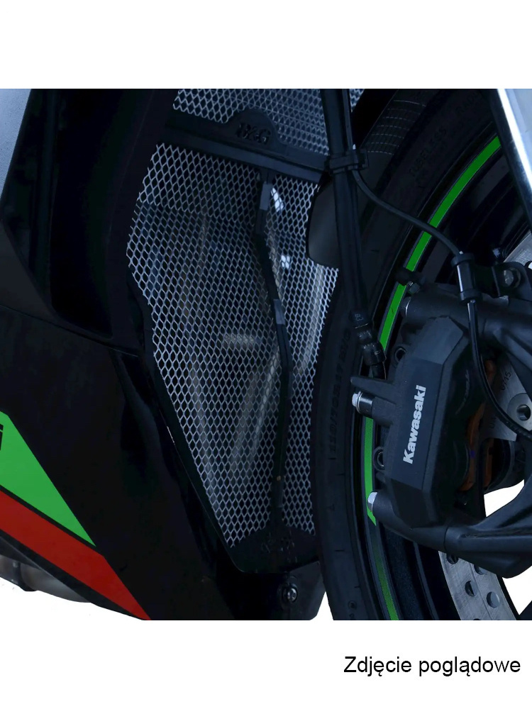 Osłona kolektorów wydechowych R&G Racing Kawasaki ZX-25R (20-) niebieska