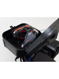 Zestaw: kufer centralny DUSC L + stelaż Street-rack SW-Motech Harley Davidson Road Glide (24-) [poj.: 41l]