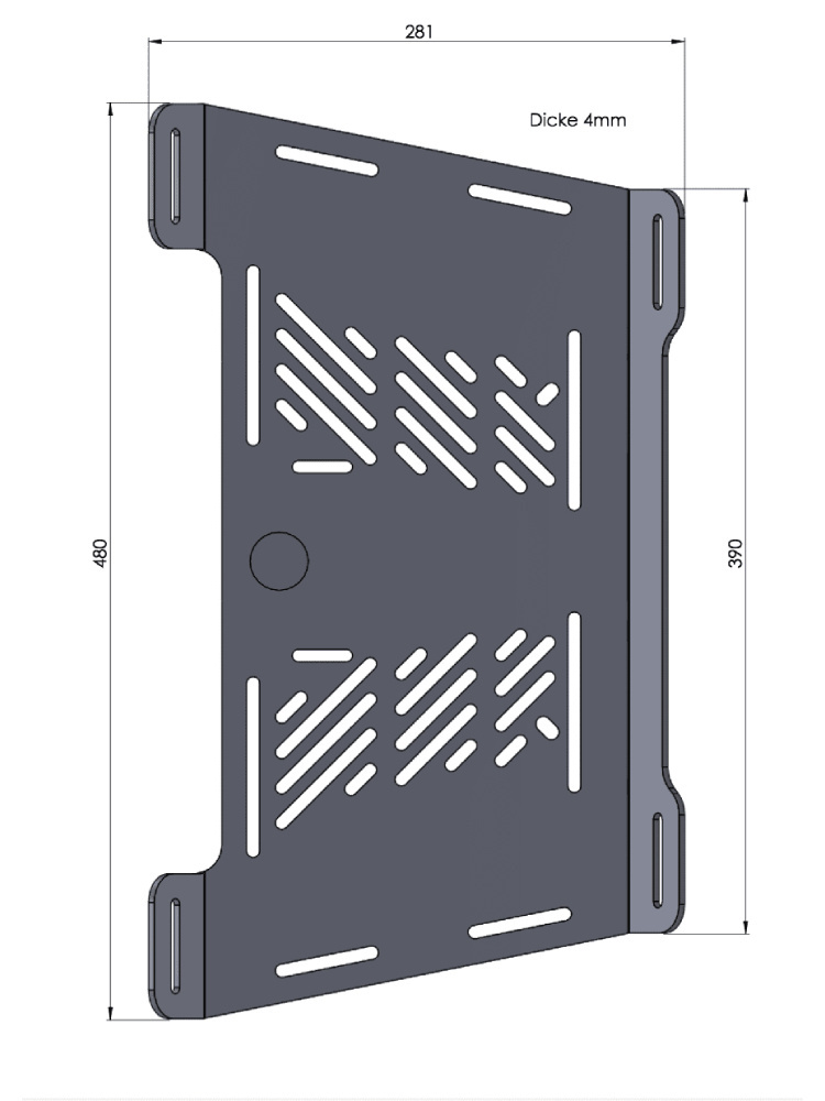 Poszerzenie bagażnika Hepco&Becker Husqvarna Norden 901/Expedition (22-) czarne