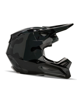 Kask enduro dziecięcy Fox V1 Bnkr czarno-szary