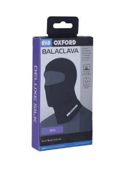Kominiarka motocyklowa Oxford Deluxe Silk z dużym otworem na oczy, czarna
