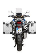 Zestaw: kufry boczne z anodowanego aluminium srebrne "And-S" Zega Evo + stelaże czarne Touratech Honda CRF1100L Africa Twin (22-)/ Adventure Sports (38+45L)