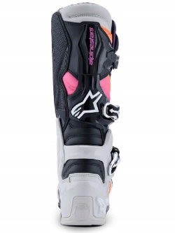 Buty enduro Alpinestars MX Tech 7 szaro-pomarańczowo-czarne