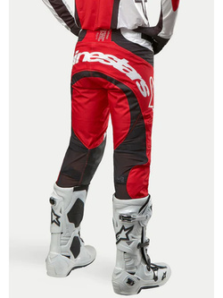 Spodnie cross Alpinestars MX Techstar Ocuri biało-czerwone