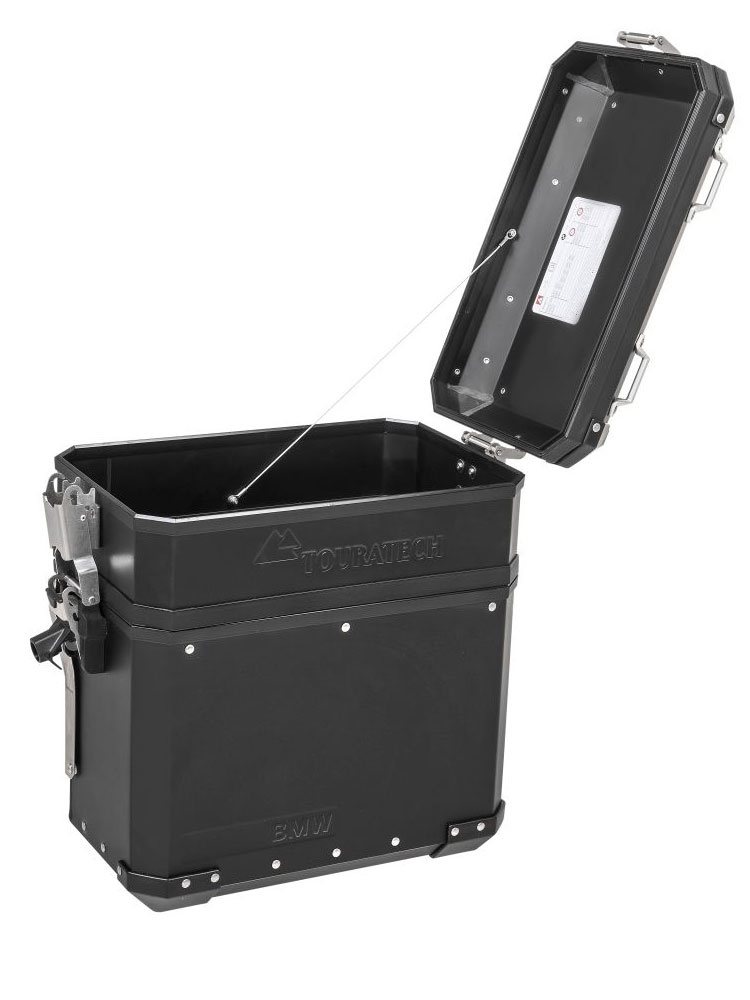 Podwyższenie kufrów Touratech Volume Booster do oryginalnych aluminiowych kufrów BMW czarne