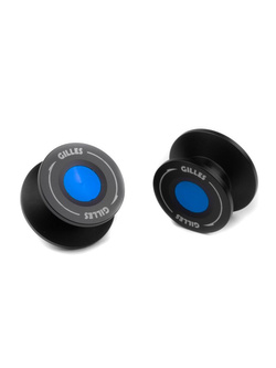 Rolki wahacza GILLES PSA2-M6-BL czarno-niebieskie