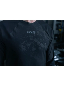 Koszulka termoaktywna z długim rękawem Knox Dual Active czarna