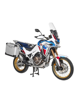 Zestaw: kufry boczne z anodowanego aluminium "And-S" Zega Pro + stelaże srebrne Touratech Honda CRF1100L Africa Twin (22-)/ Adventure Sports (31+38L)