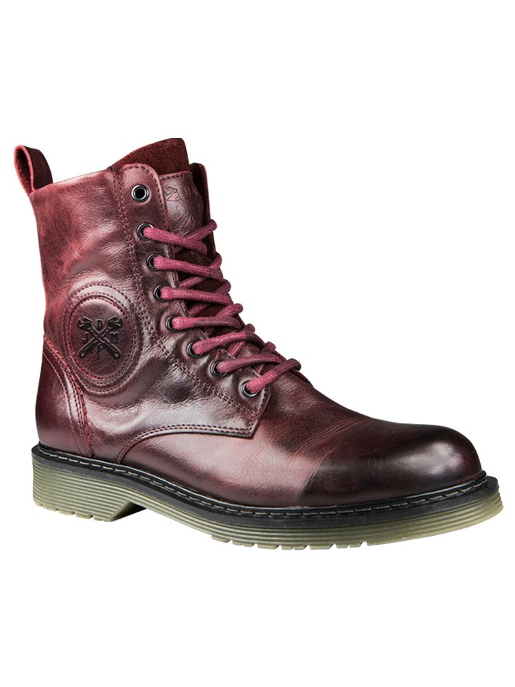 Buty motocyklowe damskie John Doe Sixty bordowe