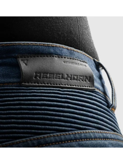 Jeansy motocyklowe Rebelhorn Eagle 4 Slim Fit niebieskie