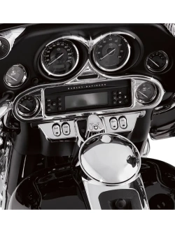 Panel radiowy Kuryakyn Harley Davidson (wybrane modele) czarno-srebrny