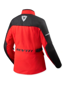 Kurtka motocyklowa damska tekstylna REV’IT! Convergent H2O czerwono-czarna