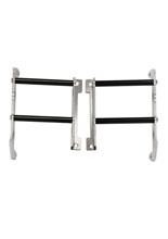 Osłony chłodnicy AXP Racing Gas Gas, Husqvarna, KTM (wybrane modele) srebrne