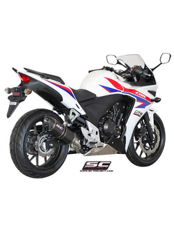 Tłumik owalny Slip-on SC-Project do Honda CBR 500 R [13-15]