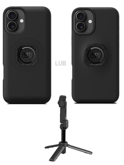 Zestaw: etui na telefon iPhone 16 Plus + statyw/ selfie stick Quad Lock