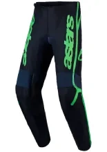 Spodnie cross Alpinestars MX Fluid Apex V2 czarno-zielone