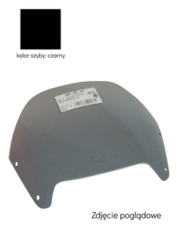 Szyba motocyklowa MRA Oryginalny kształt "O" Aprilia Pegaso 650 [92-96] czarna