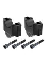 Podwyższenie kierownicy Hepco&Becker Honda X-ADV (17-24) [30 mm w górę] czarne