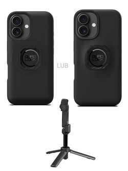 Zestaw: etui na telefon iPhone 16 oraz statyw/ selfie stick Quad Lock