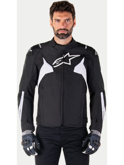 Kurtka motocyklowa tekstylna Alpinestars T-Jaws V4 czarno-biała