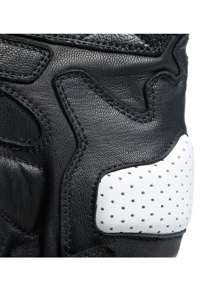 Skórzane rękawice motocyklowe Dainese Impeto czarno-białe