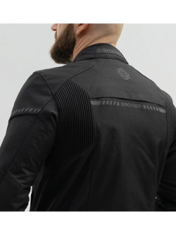Kurtka motocyklowa tekstylna Broger Grid czarna