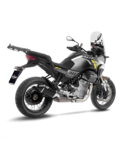 Tłumik motocyklowy LeoVince LV-14 Moto Guzzi Stelvio (24-) stalowy [z homologacją] czarny