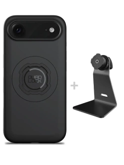 Zestaw na biurko: etui MAG na telefon iPhone 17 Air (magnetyczne) oraz uchwyt Quad Lock