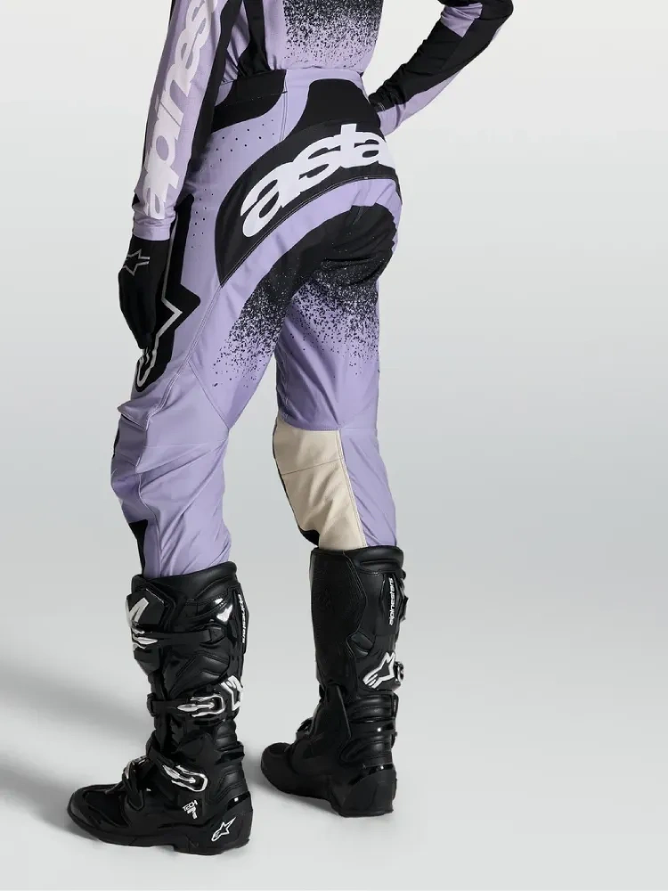 Spodnie cross damskie Alpinestars MX Stella Techstar Swan czarno-fioletowe