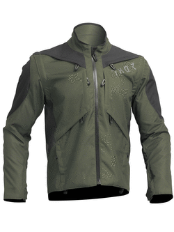 Kurtka enduro Thor Terrain zielono-szara