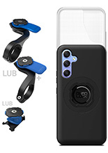 Zestaw rowerowy: etui MAG na telefon Samsung Galaxy A54 (magnetyczne) + wodoodporny pokrowiec MAG + mocowanie Quad Lock