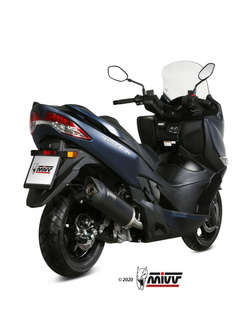 Tłumik motocyklowy Slip-On (Mover) MIVV do Suzuki Burgman 400 (17-20) czarny